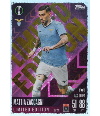 Topps Match Attax Champions League 2024/2025 Limited Edition Mattia Zaccagni (SS Lazio)